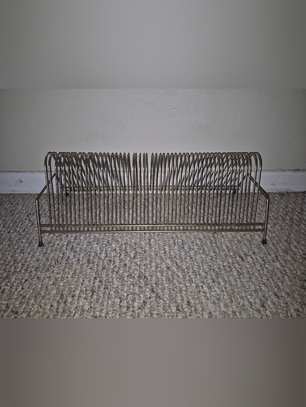 MCM Wire Table Top Vinyl Record Holder